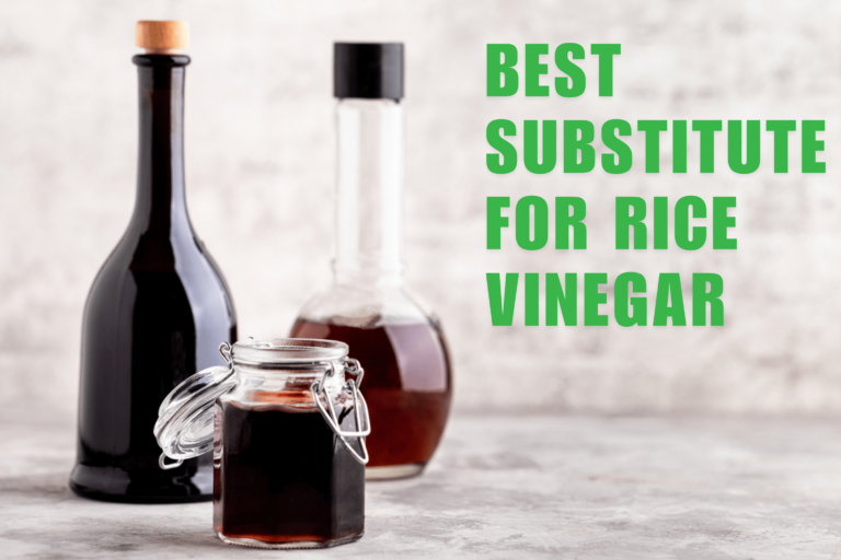 substitute for rice vinegar