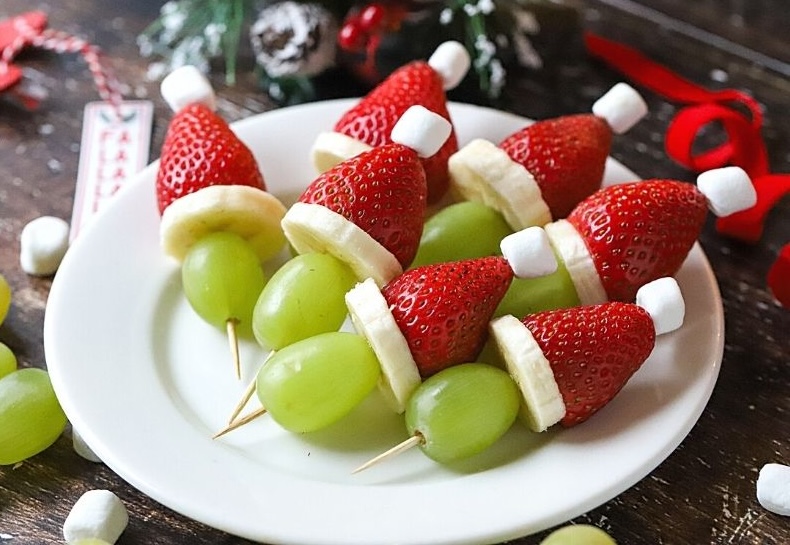 Fruity Holiday Skewers