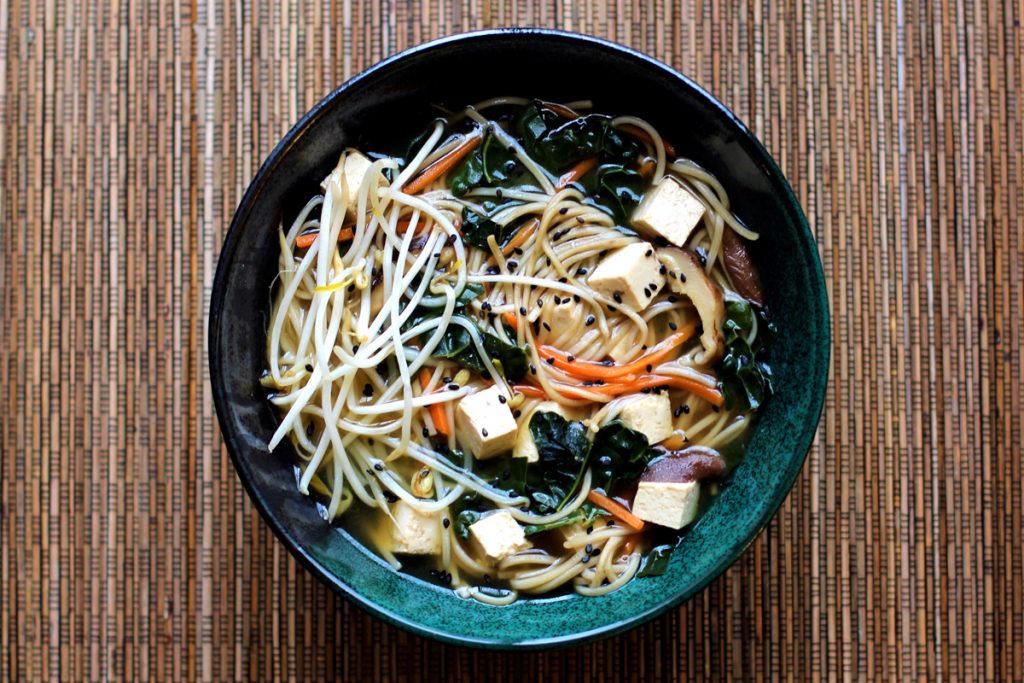 Japanese-Style Miso Soba Bowl