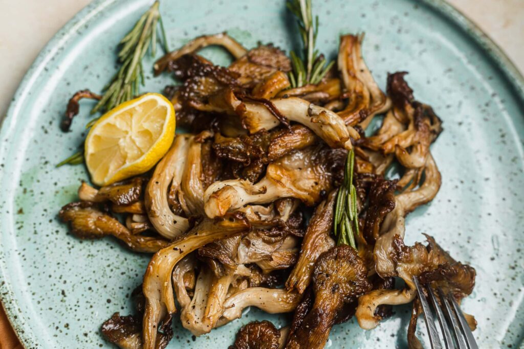 Simple Sautéed Oyster Mushrooms