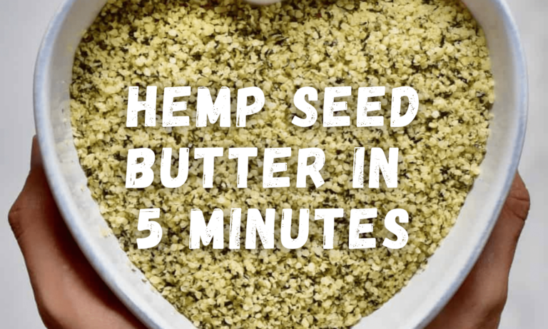 hemp seed butter